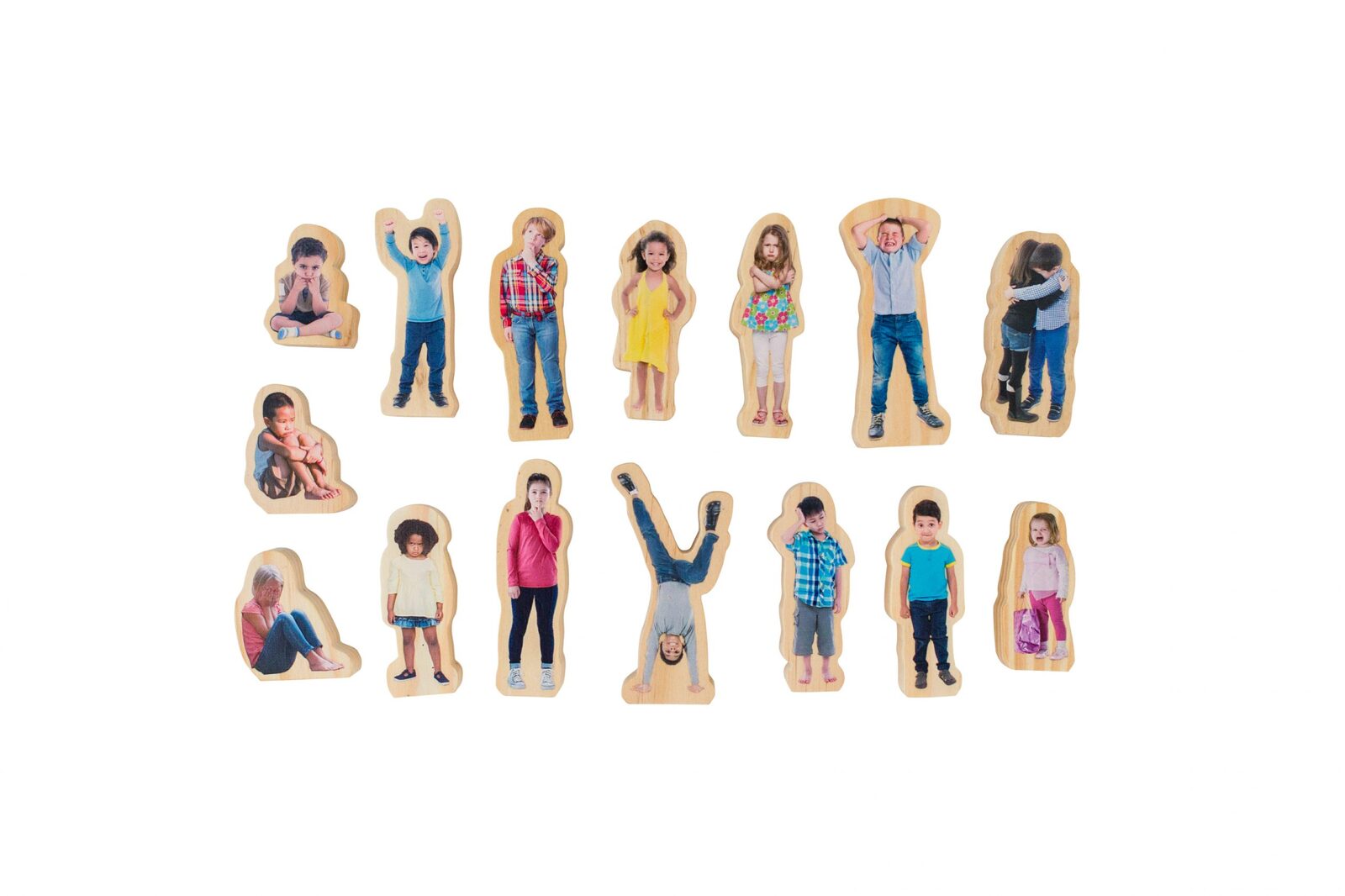 How Am I Feeling Today? Wooden People