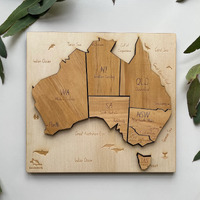 Wooden Australia Puzzle - Educational Map