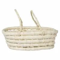 Bamboo Straw Harvest Basket