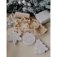 Christmas Ornament Eco Cutter Set with Roller