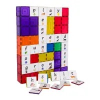 Learn & Grow Magnetic Tile Topper - Alphabet Lower Case Set (40 piece)