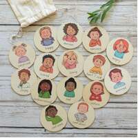 Story Tellers - Emotions - Regular Disk Set (5cm)