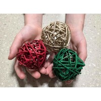 Christmas Rattan Balls