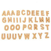 Uppercase Cork Letters