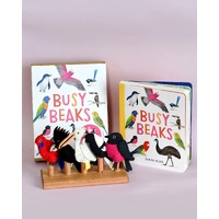 Busy Beaks Bird Finger Puppets and Book Set