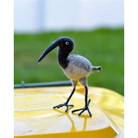 Felt Bin Chicken (Australian White Ibis) Toy