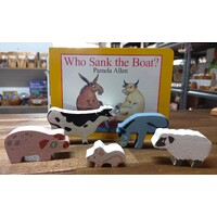 Who Sank The Boat? Wooden Characters - Set of 5