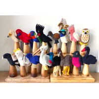 Australian Birds Finger Puppet Set