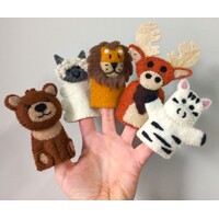 The Very Cranky Bear Finger Puppet Set