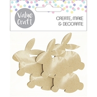 Rabbit Wooden Shapes - Small 5 piece