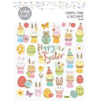 Easter Stickers - Egg Cups - 1 Sheet